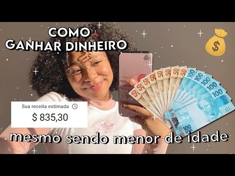 Como TER O PRÓPRIO DINHEIRO RÁPIDO sendo JOVEM | RENDA EXTRA sendo menor/adolescente 💰💵