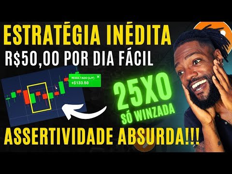 IQ OPTION ESTRATÉGIA INÉDITA – 25X0 META BATIDA TODOS OS DIAS   ESTRATEGIA PARA INICIANTES NA IQ