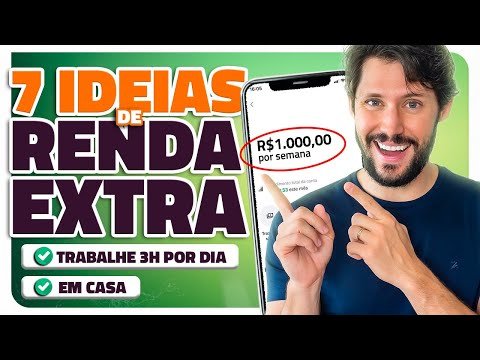 7 IDEIAS DE RENDA EXTRA PARA FAZER EM CASA 💰 (GANHE R$1.000 TODA SEMANA)