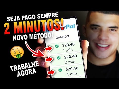 Receba + R$ 20,40 A CADA 2 Minutos! (NOVO MÉTODO!)  Ganhe dinheiro online para iniciantes 2022