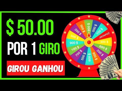 🤑Gira 1 vez = $50 (20 vezes = $1.000) como ganhar dinheiro na internet