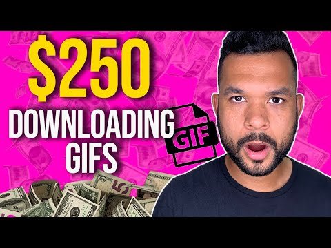 Como Ganhar $250 na Internet Com GIF | Ganhar dinheiro Online e Ter Uma Renda extra 2022