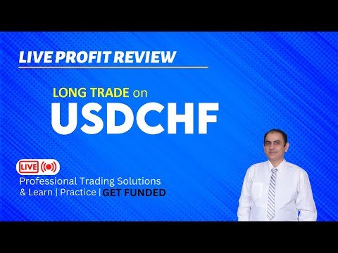 Long Trade on USCHF | Live Forex Trading & Coaching | Get Funded