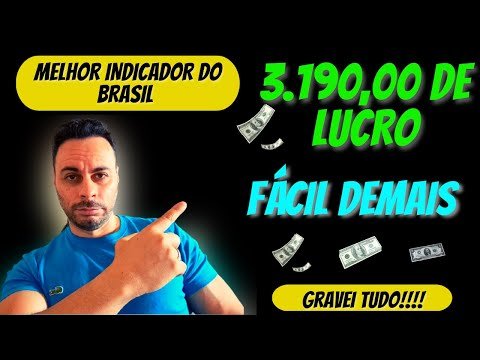 Indicador Milionario Rick Trader Funciona ? Fiz R$ 3.190,00 de LUCRO