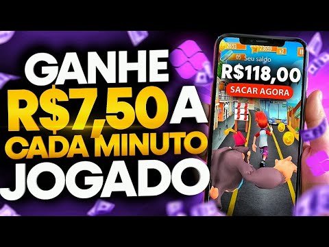 APP para GANHAR DINHEIRO por CADA MINUTO jogado (SAQUE TODA HORA) RECEBA via PIX