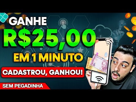 📱INSTALE esse APP e GANHE R$25,00 de DE GRAÇA – APP para GANHAR DINHEIRO na INTERNET em 2023