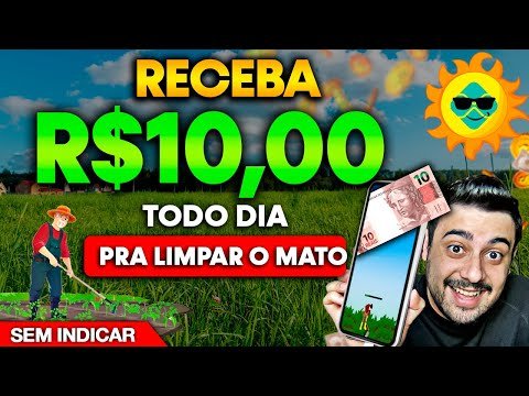 🌿 LIMPE O MATO e GANHE R$10,00 via PIX TODO DIA – APP de JOGO QUE GANHA DINHEIRO de VERDADE