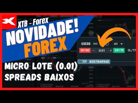 🌎 NOVIDADE XTB FOREX com MICRO LOTE e SPREADS BAIXOS!